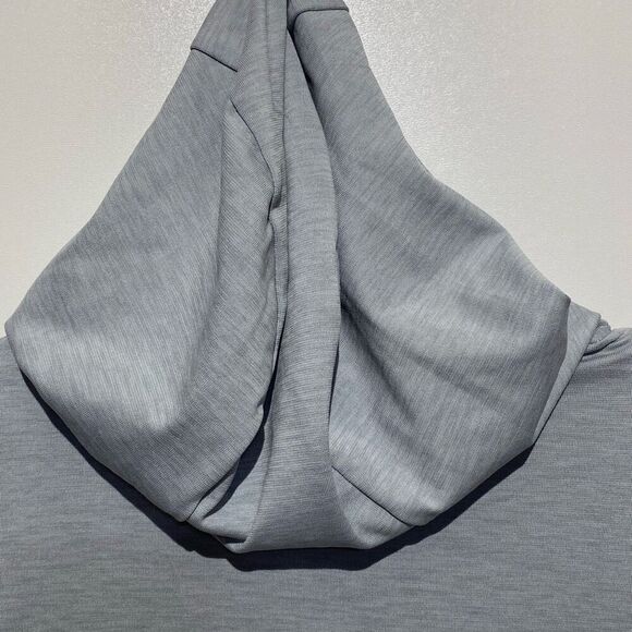 Nike Dri-Fit Men's Gray FGCU Florida Gulf Coast Light Hooded Shirt Size Medium - Picture 8 of 9